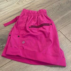 Pink Lululemon shorts